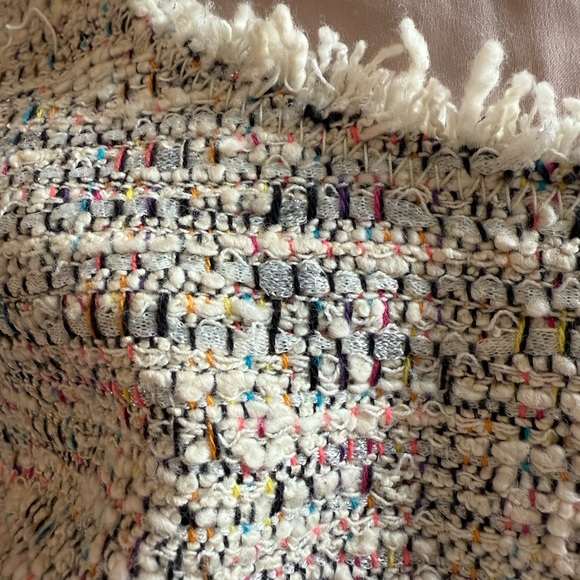 Rebecca Taylor Tweed Rainbow White Dress - Picture 5 of 6